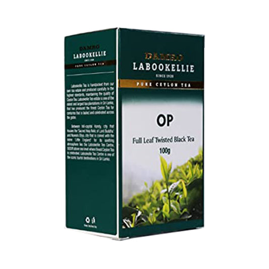 Thé noir tordu à feuilles entières DG Labookellie OP (100 g)