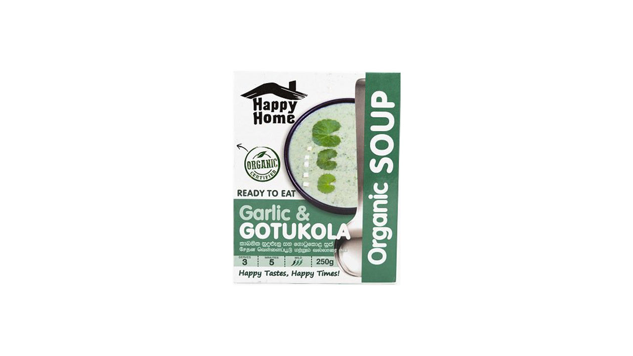 Soupe biologique à l'ail et au gotukola MA's Kitchen (300 ml)