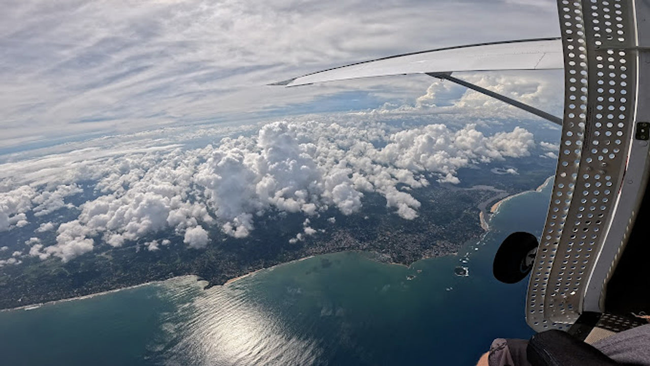 Expérience de saut en parachute depuis Bentota