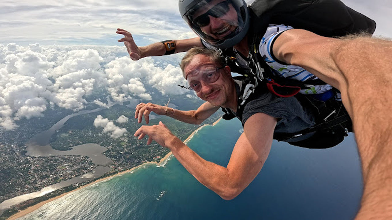 Expérience de saut en parachute depuis Bentota