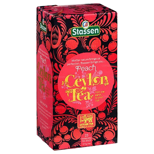 Thé à la pêche Stassen (37,5 g) 25 sachets de thé