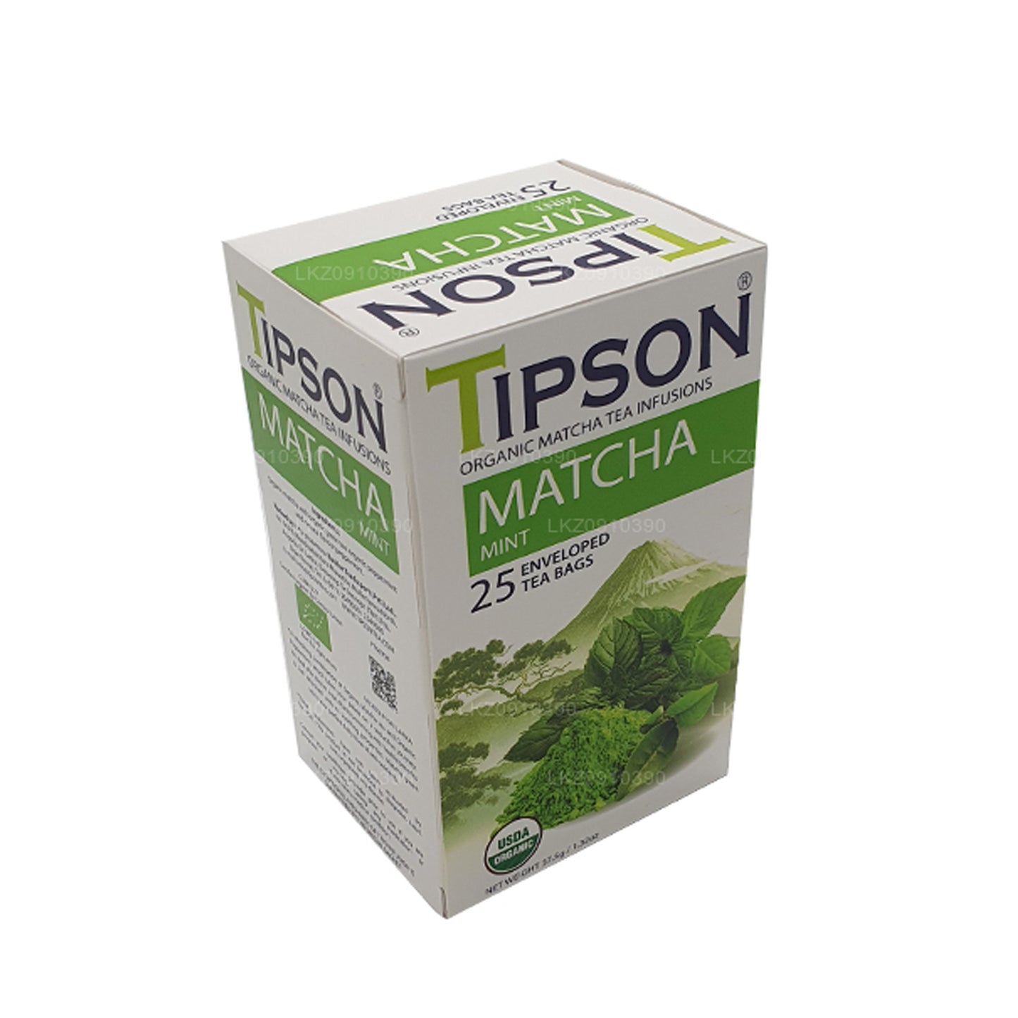 Matcha et menthe biologiques Tipson Tea (37,5 g)