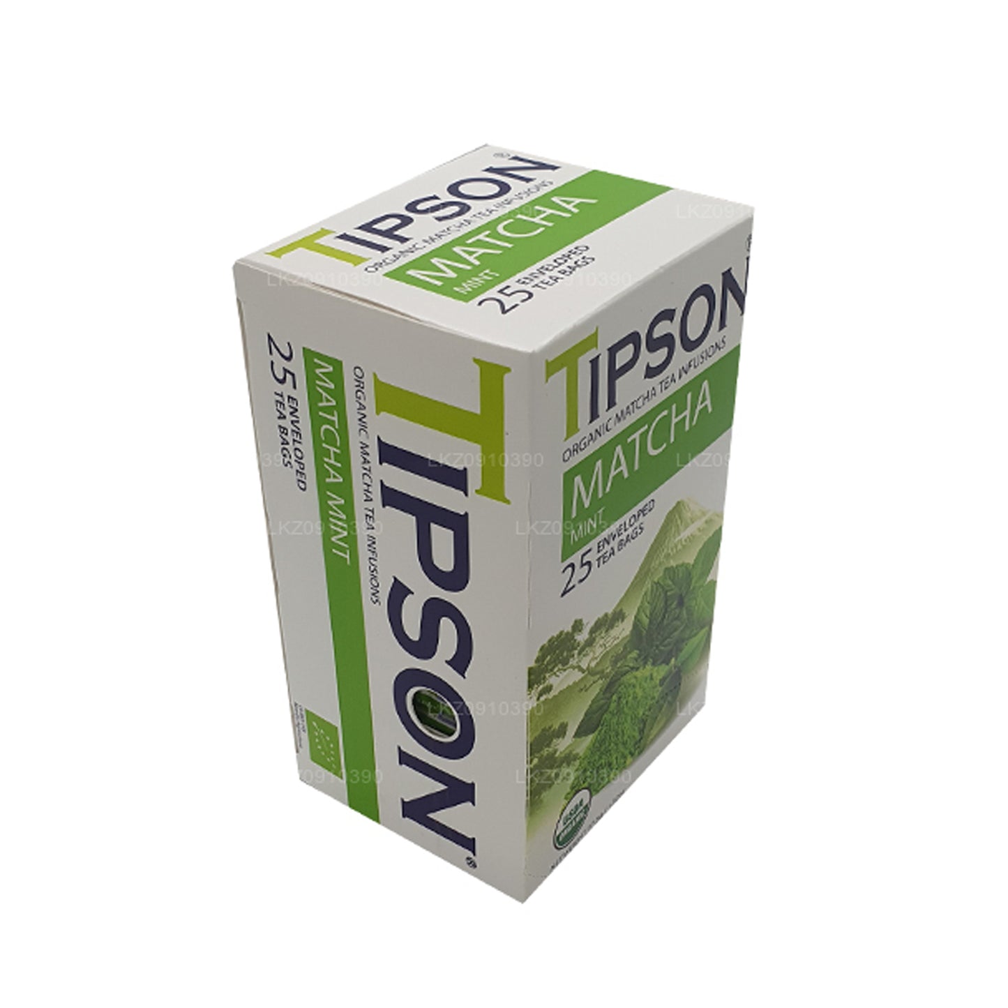 Matcha et menthe biologiques Tipson Tea (37,5 g)