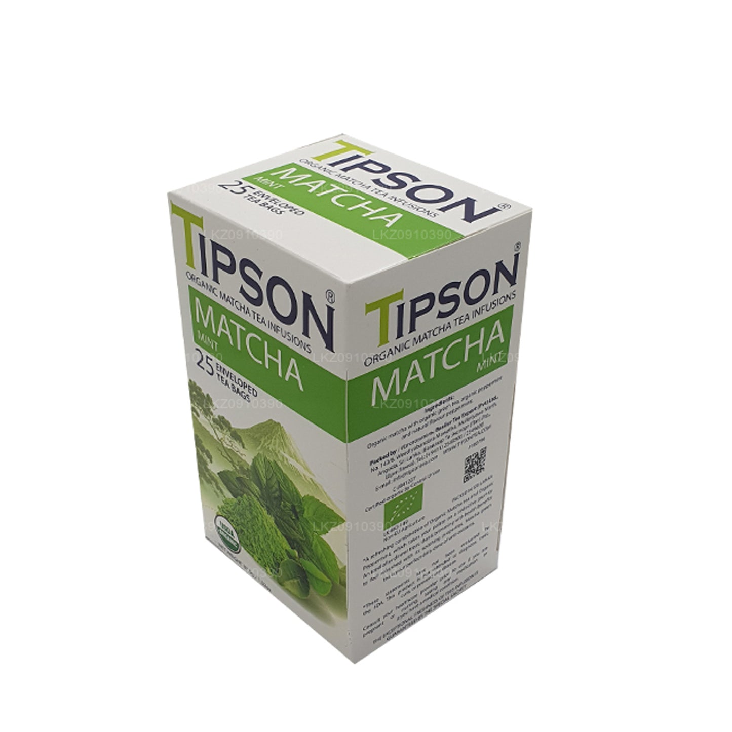 Matcha et menthe biologiques Tipson Tea (37,5 g)