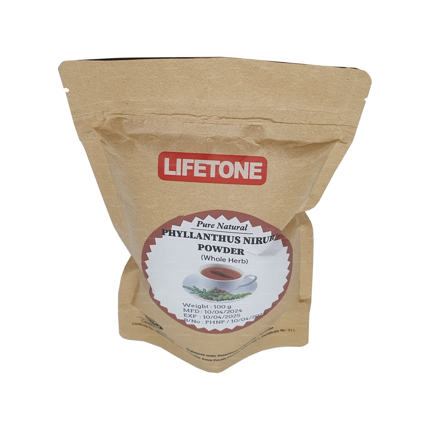 Lifetone Phylanthus Niruri en poudre (100 g)