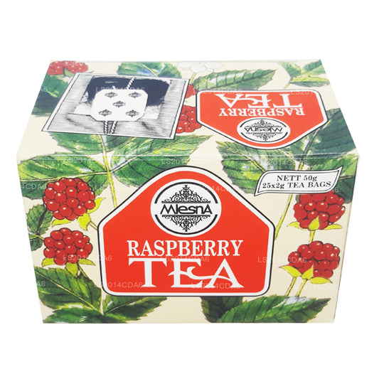 Thé à la framboise Mlesna (50g) 25 sachets de thé
