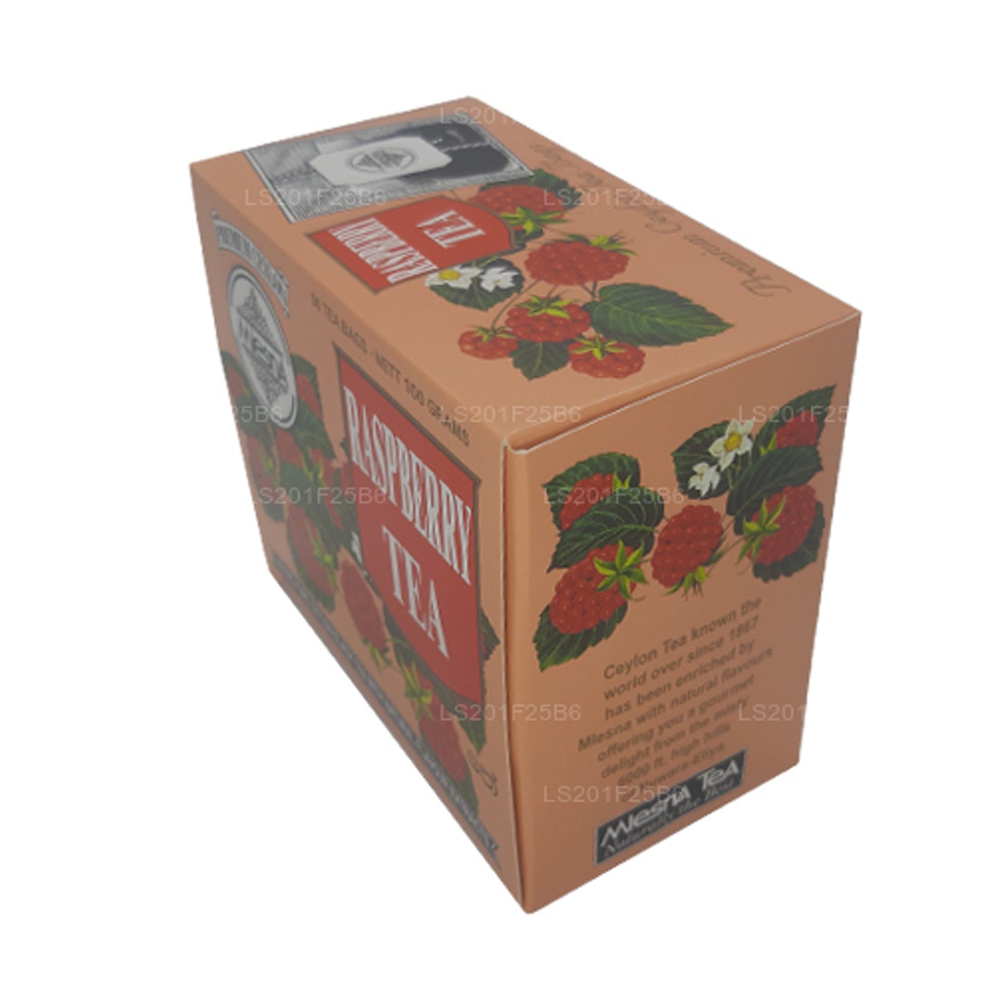 Thé à la framboise Mlesna (100g) 50 sachets