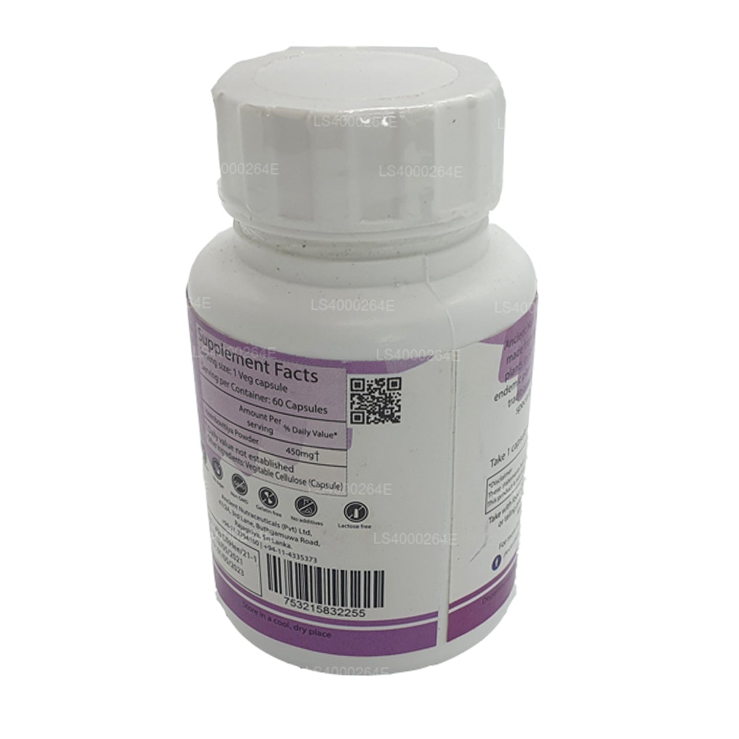 Bovitiya de poule biologique Ancient Nutraceuticals (capsules végétales de 60 g x 650 mg)