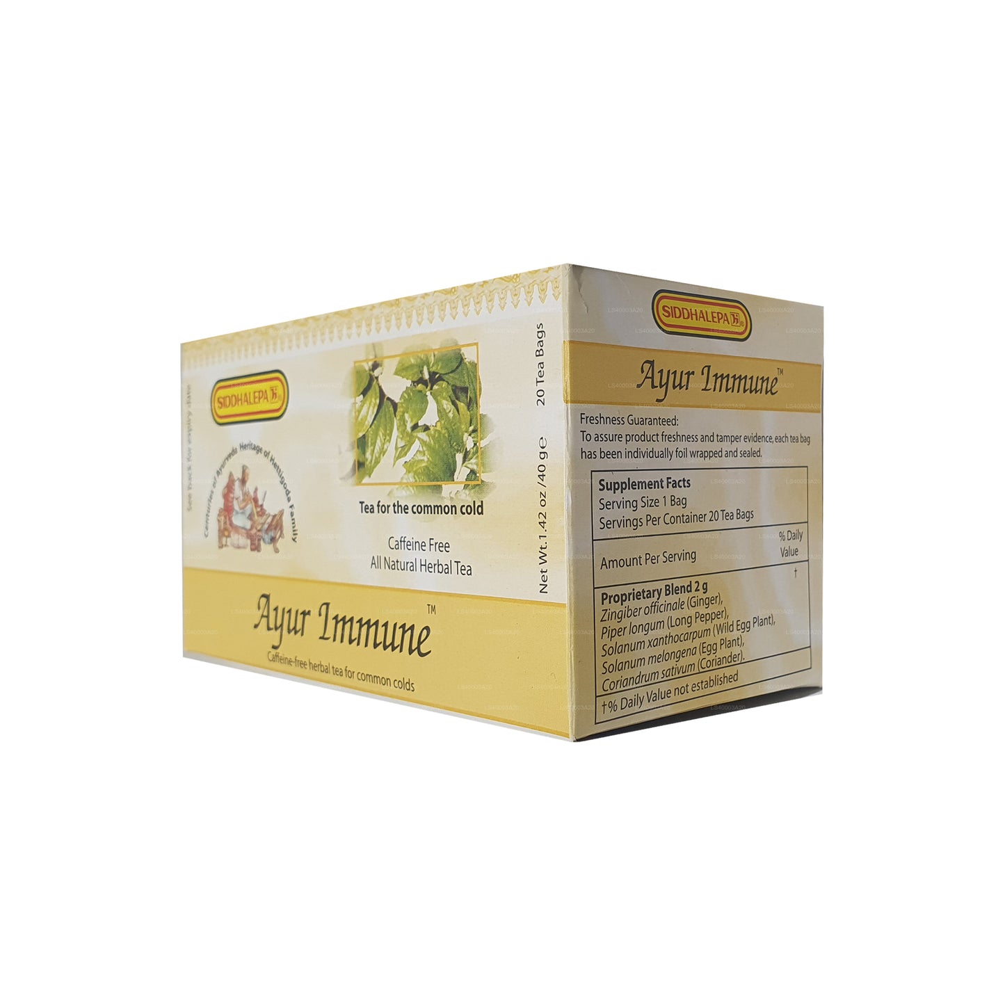 Thé immunitaire Siddhalepa Ayur (40 g)