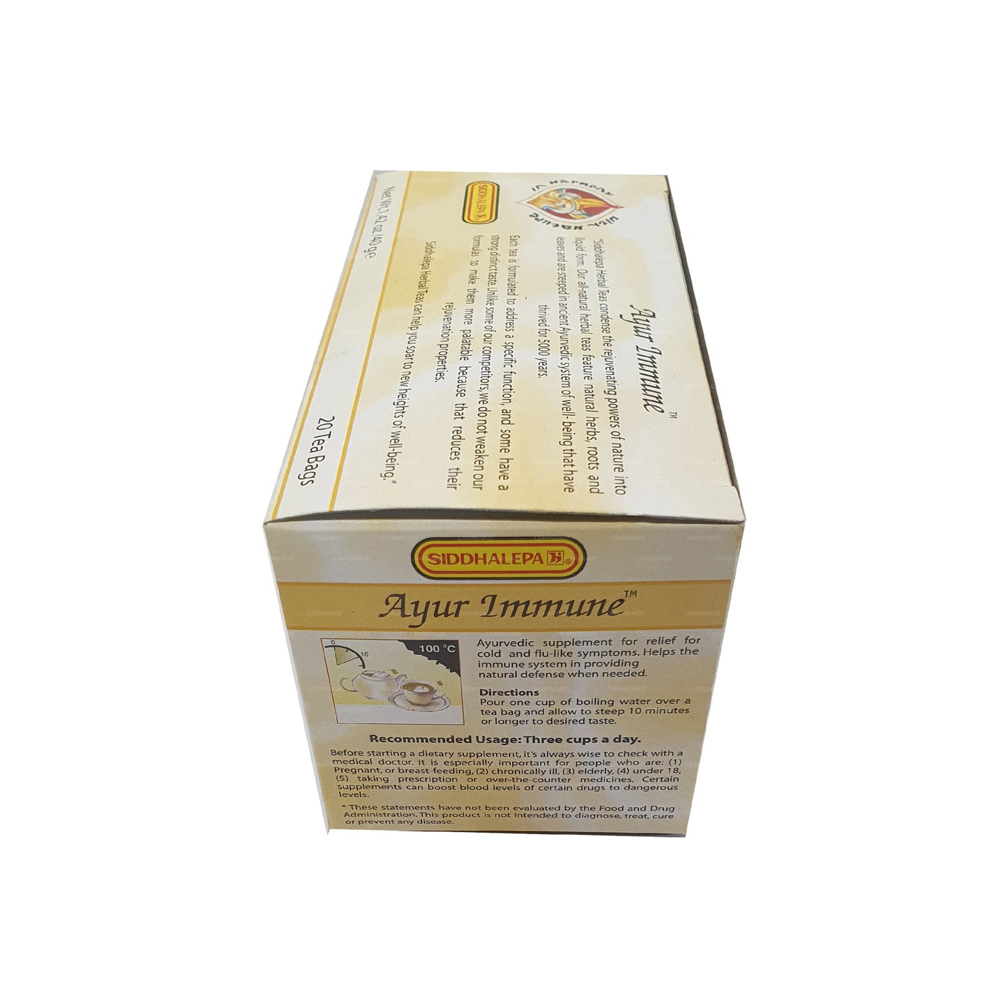 Thé immunitaire Siddhalepa Ayur (40 g)