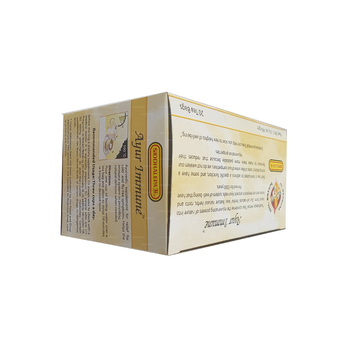 Thé immunitaire Siddhalepa Ayur (40 g)