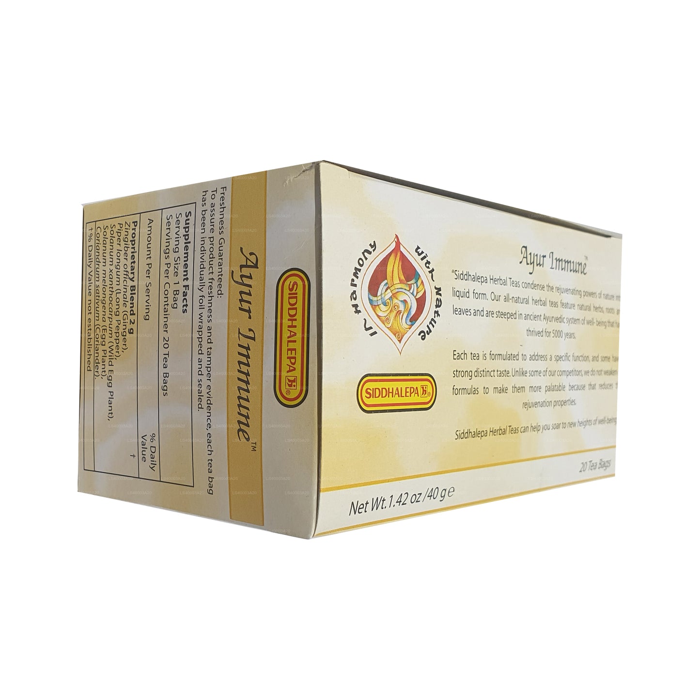 Thé immunitaire Siddhalepa Ayur (40 g)