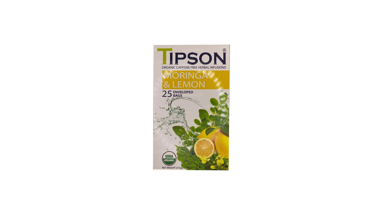 Thé au moringa et au citron Tipson (37,5 g) 25 sachets