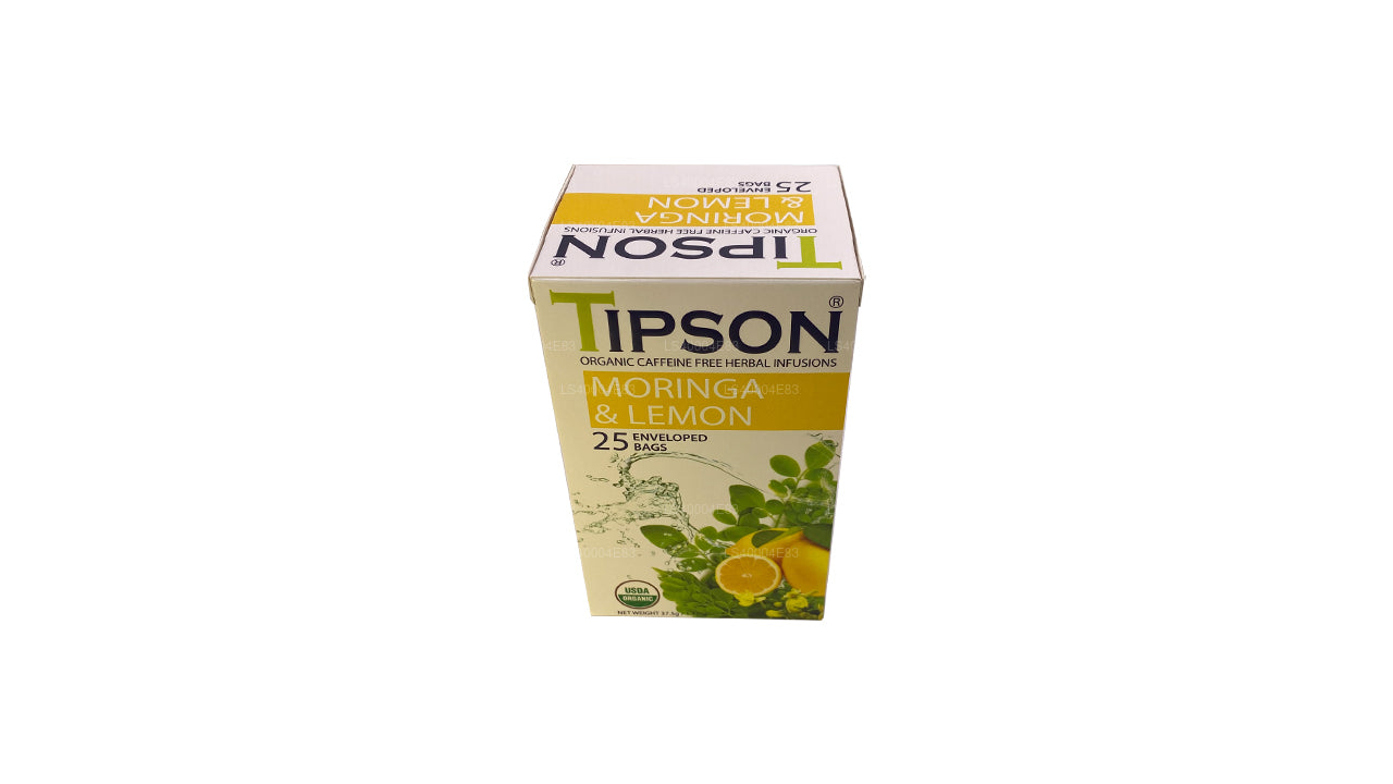 Thé au moringa et au citron Tipson (37,5 g) 25 sachets