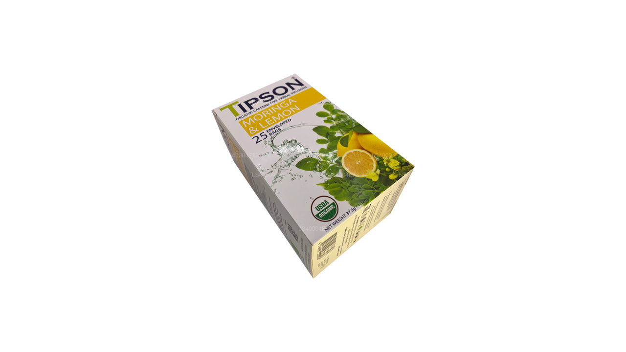 Thé au moringa et au citron Tipson (37,5 g) 25 sachets