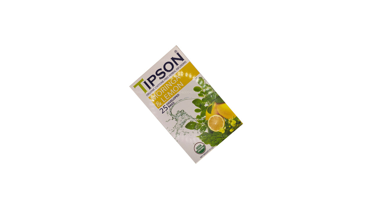 Thé au moringa et au citron Tipson (37,5 g) 25 sachets