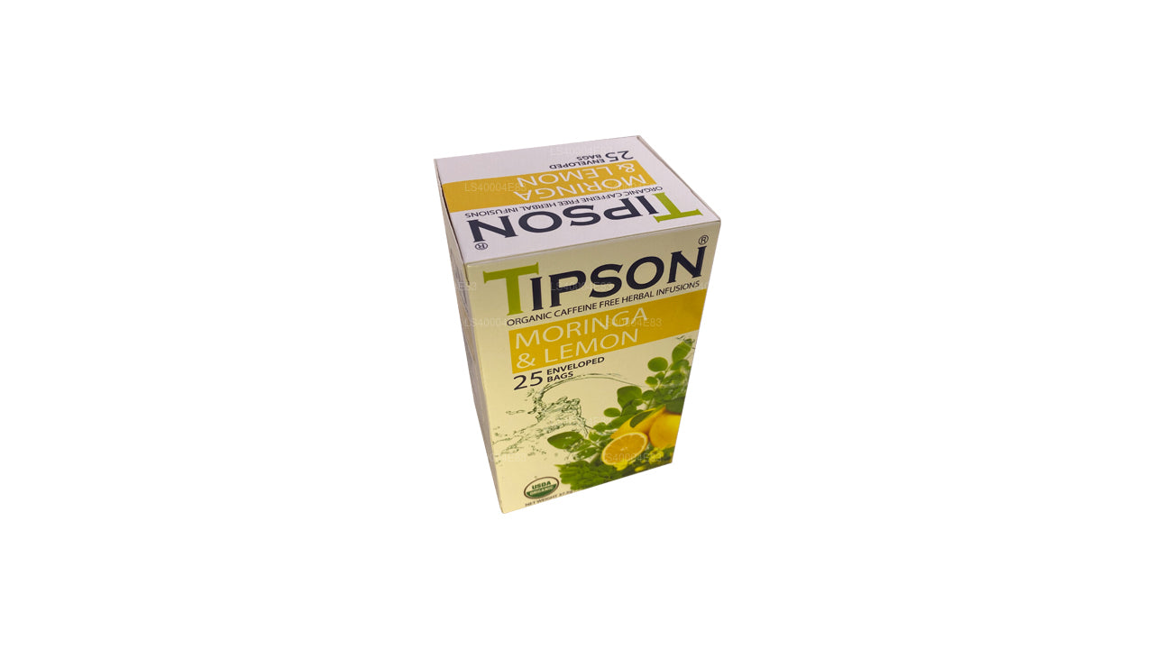 Thé au moringa et au citron Tipson (37,5 g) 25 sachets