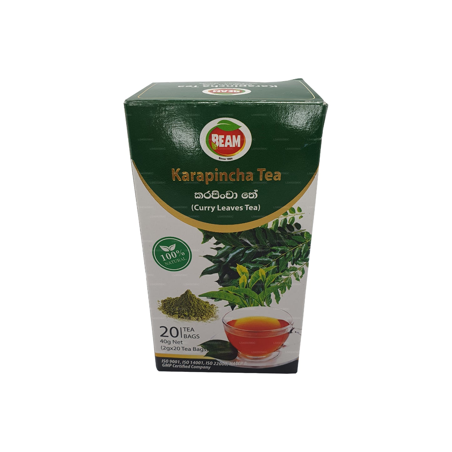 Beam Karapincha Tea (40 g) 20 sachets de thé