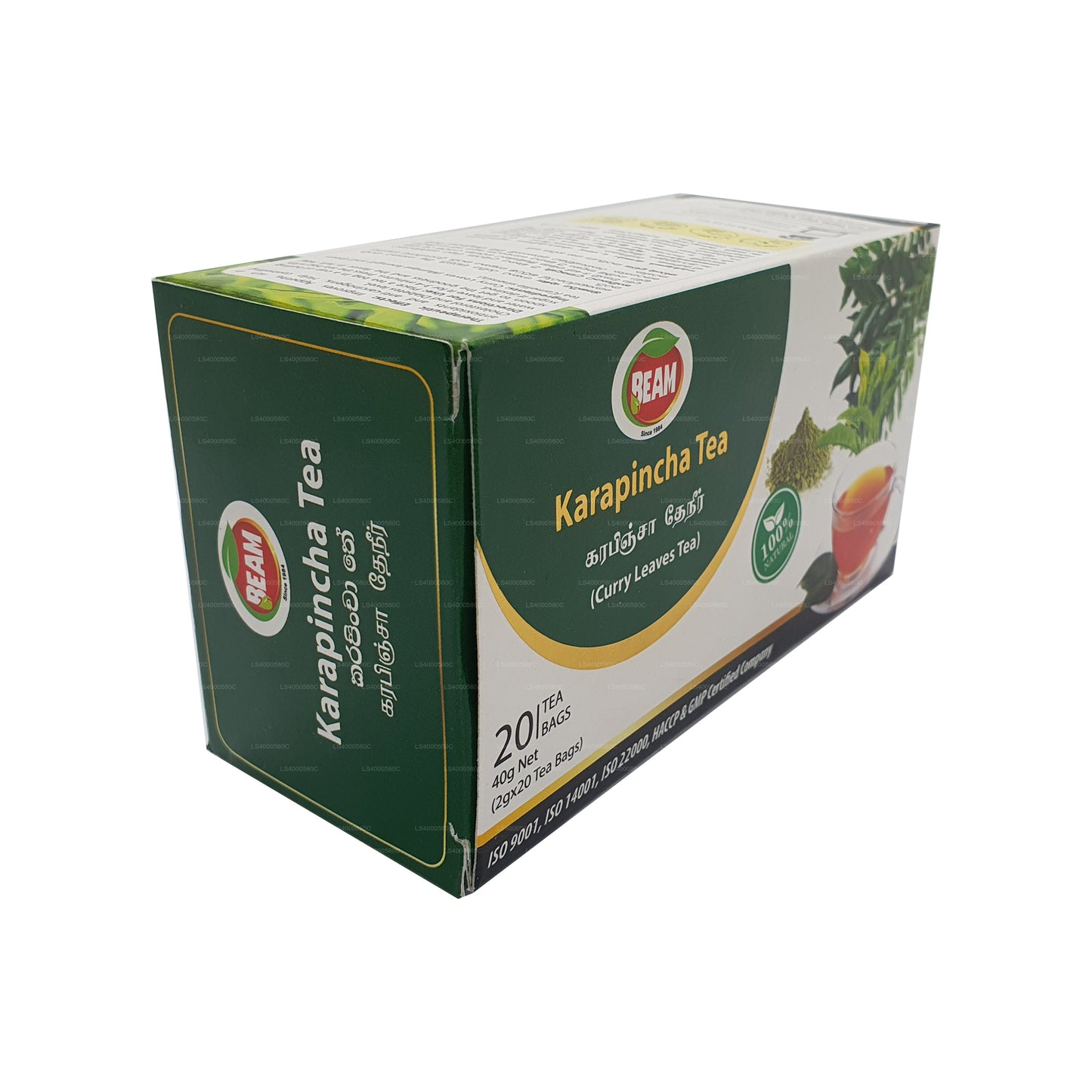 Beam Karapincha Tea (40 g) 20 sachets de thé