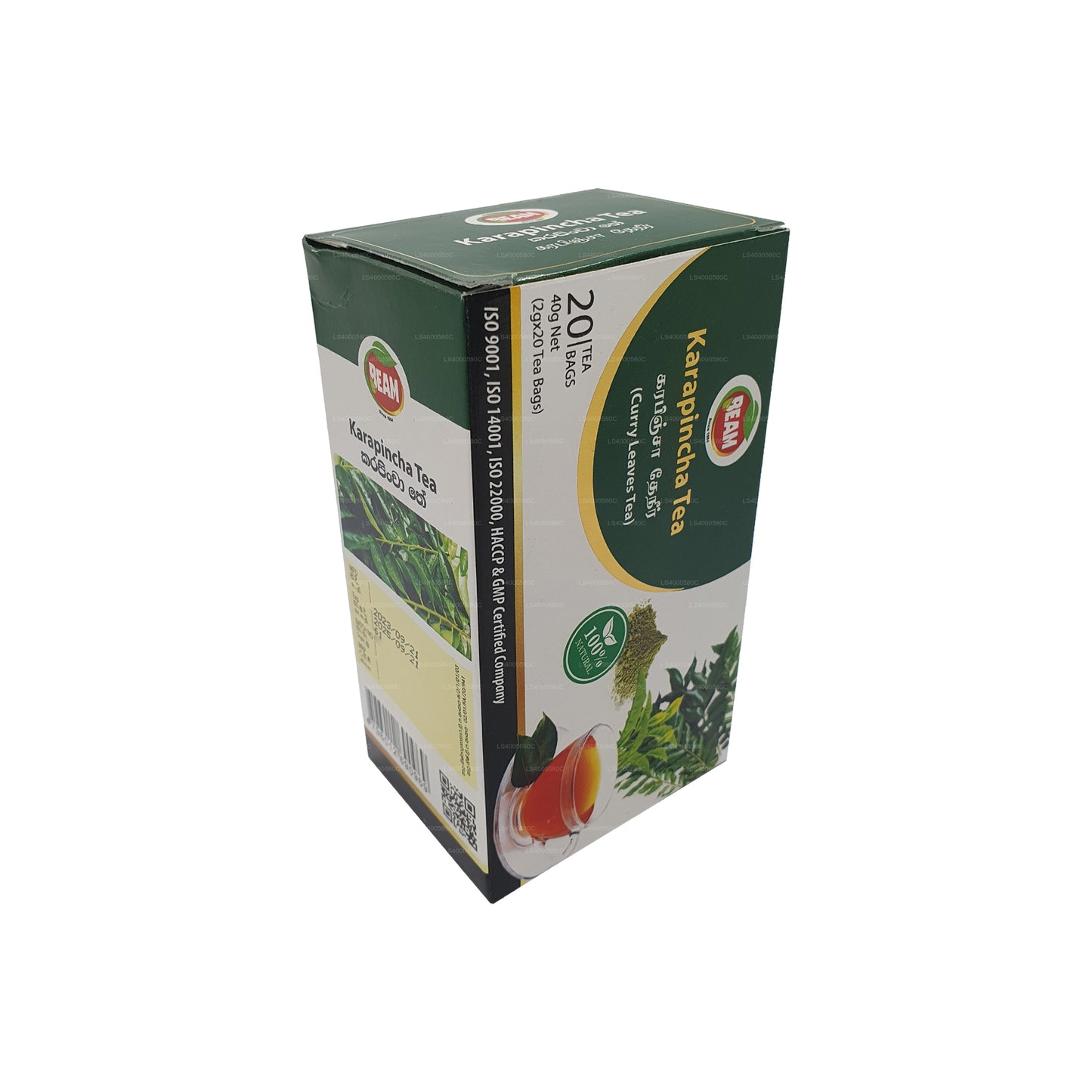 Beam Karapincha Tea (40 g) 20 sachets de thé