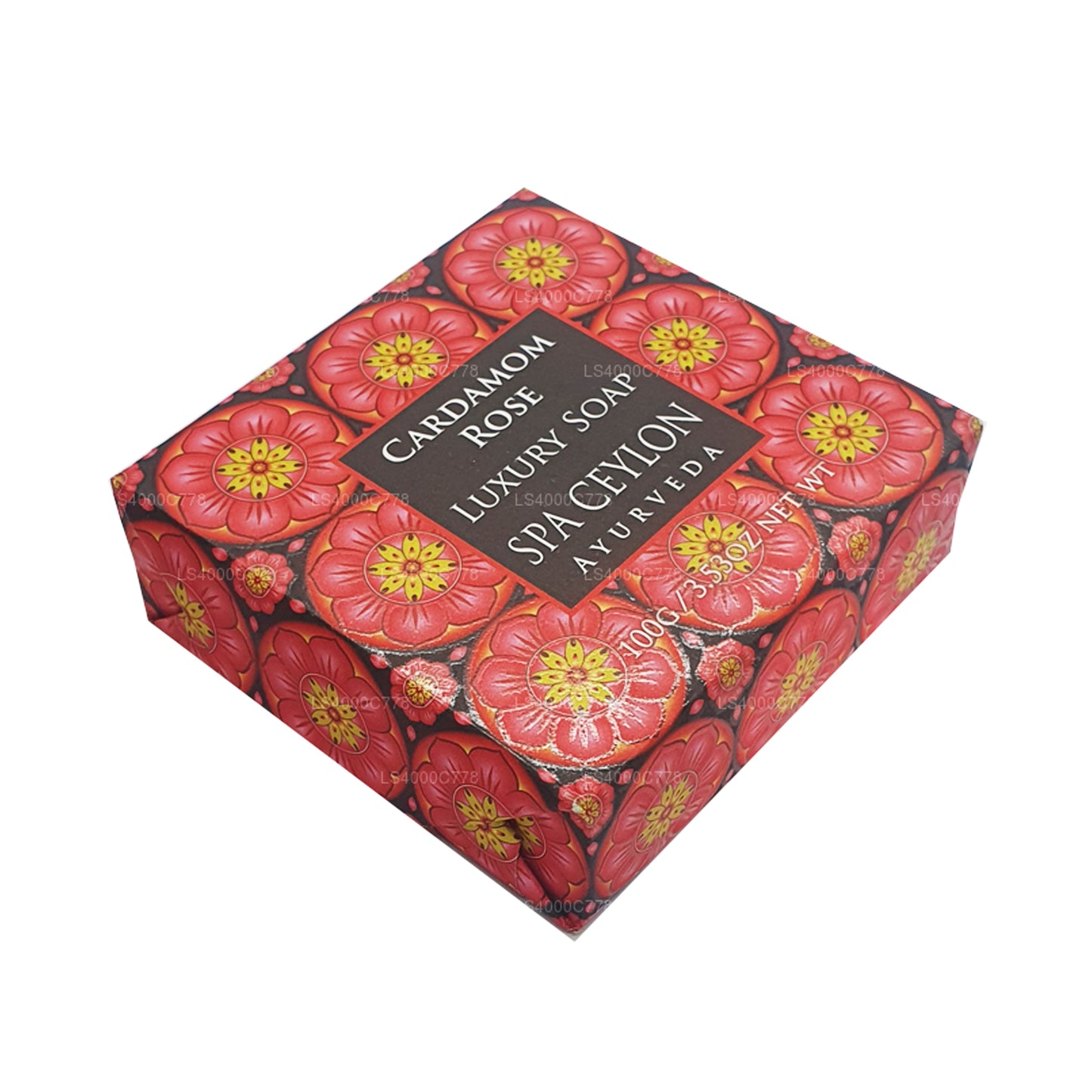 Savon de luxe Spa Ceylan à la cardamome et à la rose (100 g)