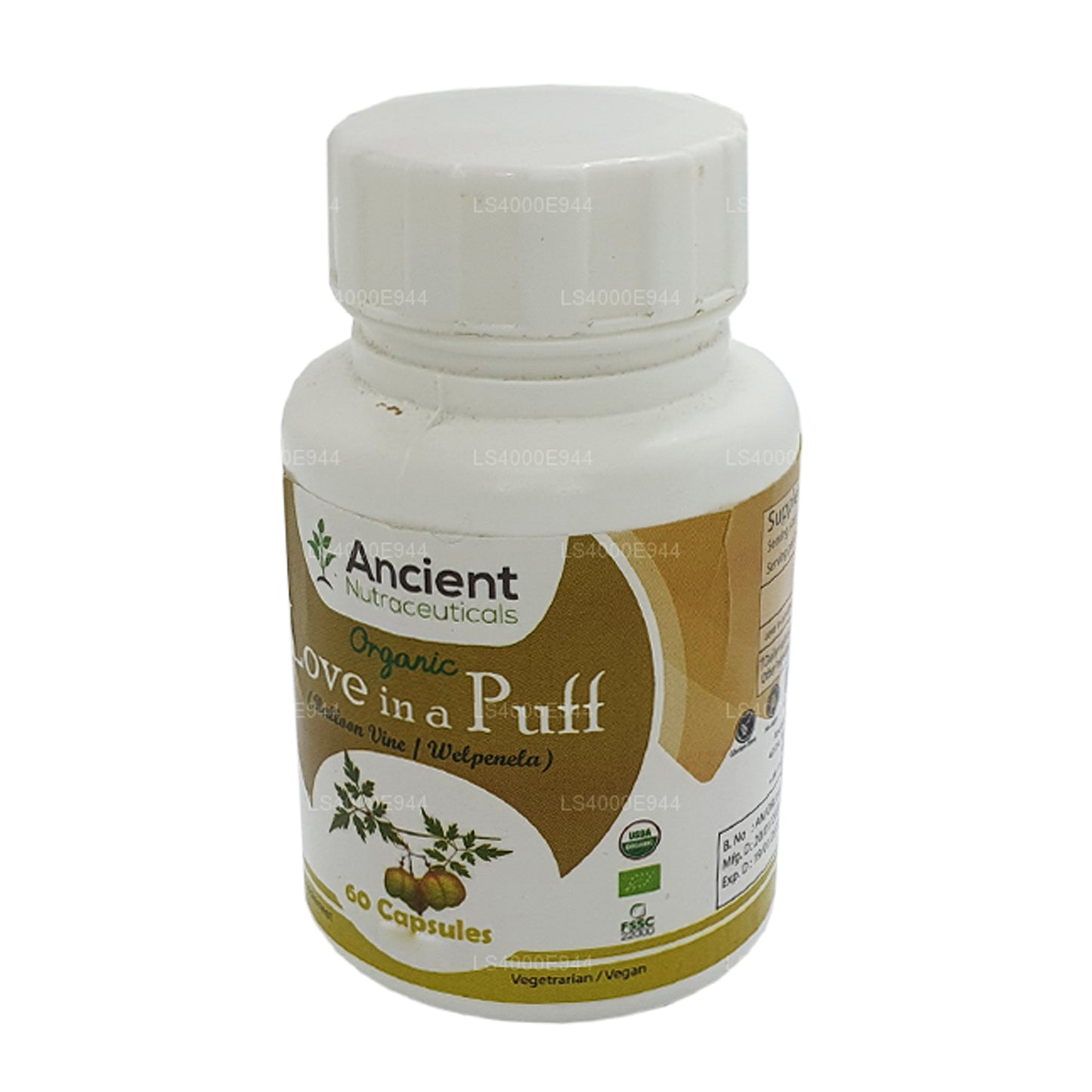 Ancient Nutraceuticals Love in a Puff Caps (60 capsules)