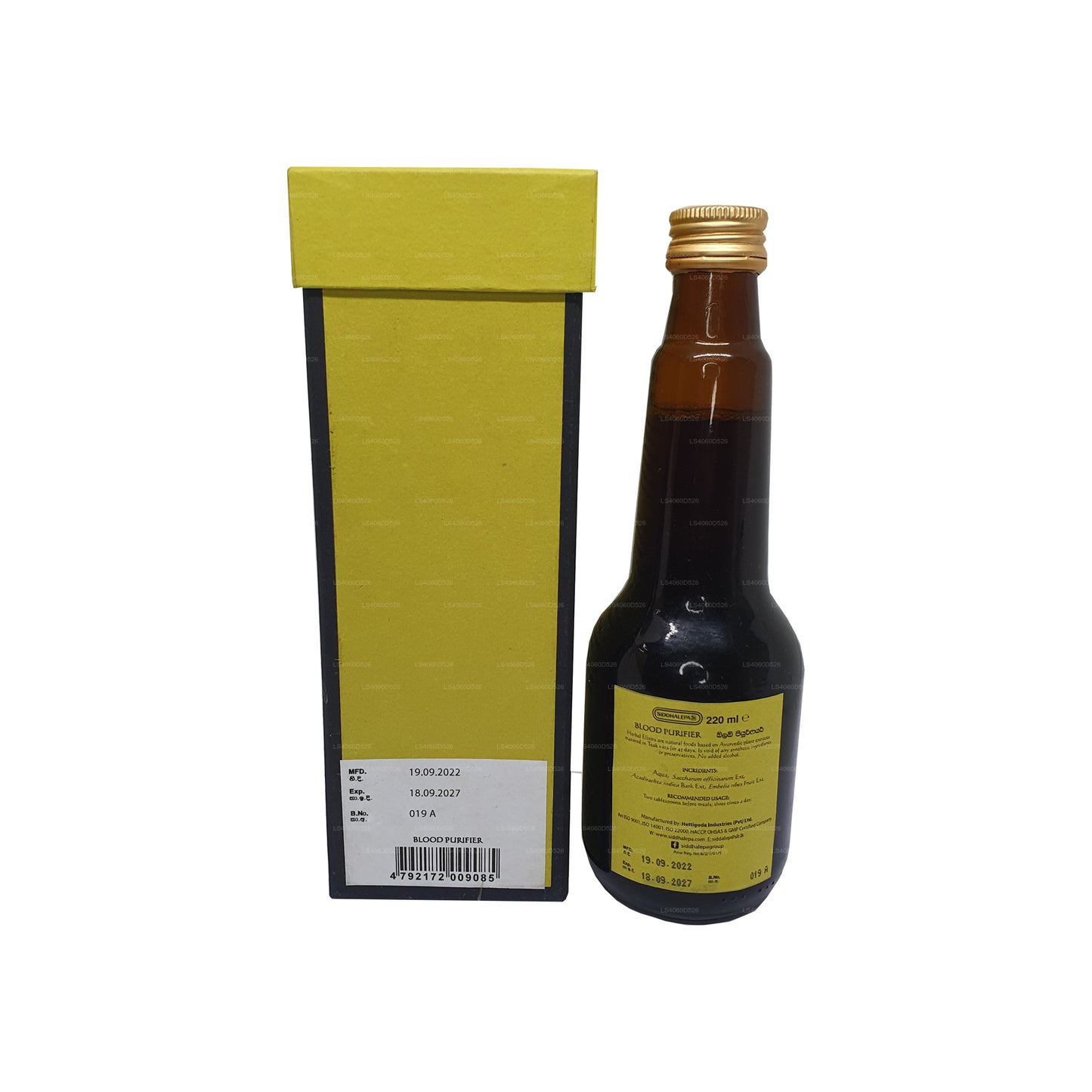 Purificateur de sang Siddhalepa Ayur Elixir (350 ml)