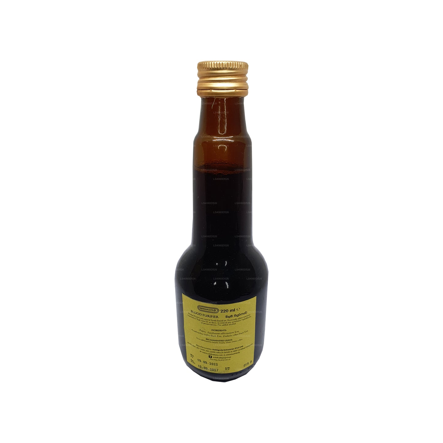 Purificateur de sang Siddhalepa Ayur Elixir (350 ml)