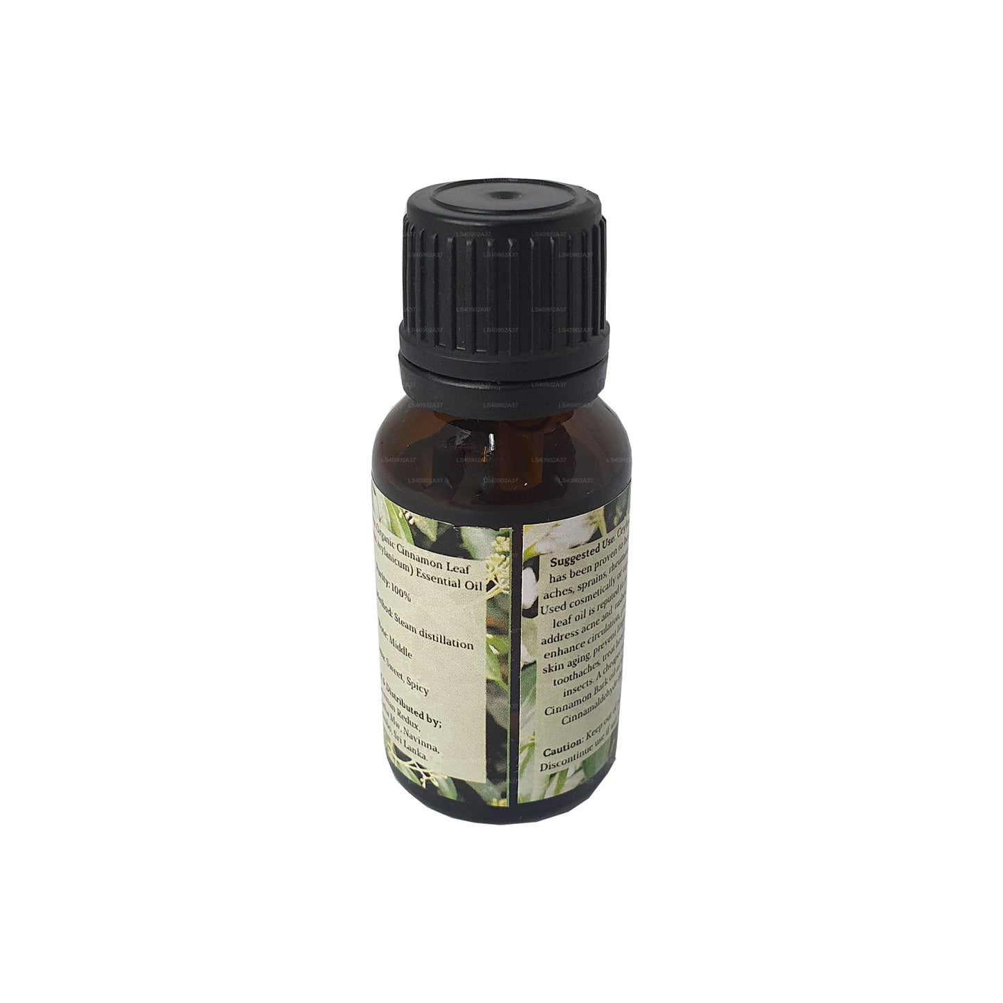 Huile essentielle de feuille de cannelle Lakpura (15 ml)