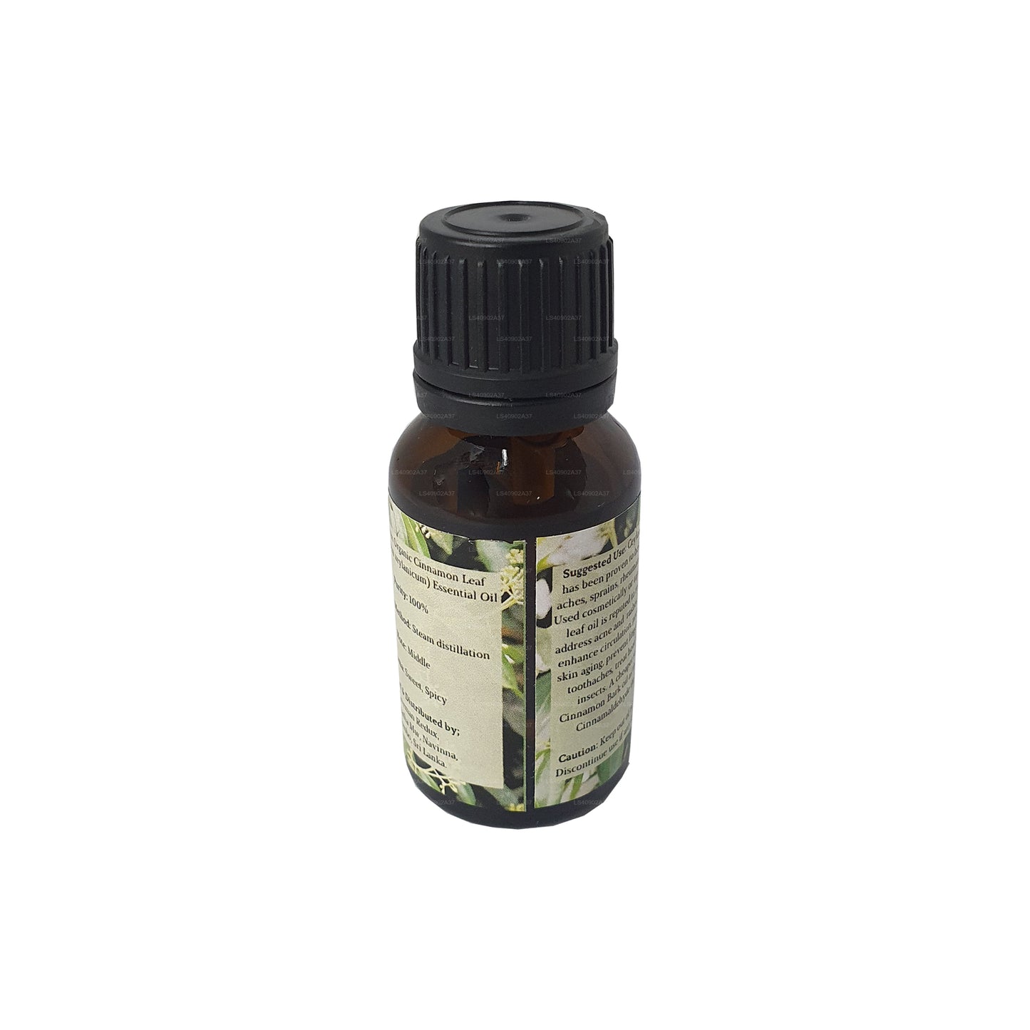 Huile essentielle de feuille de cannelle Lakpura (15 ml)