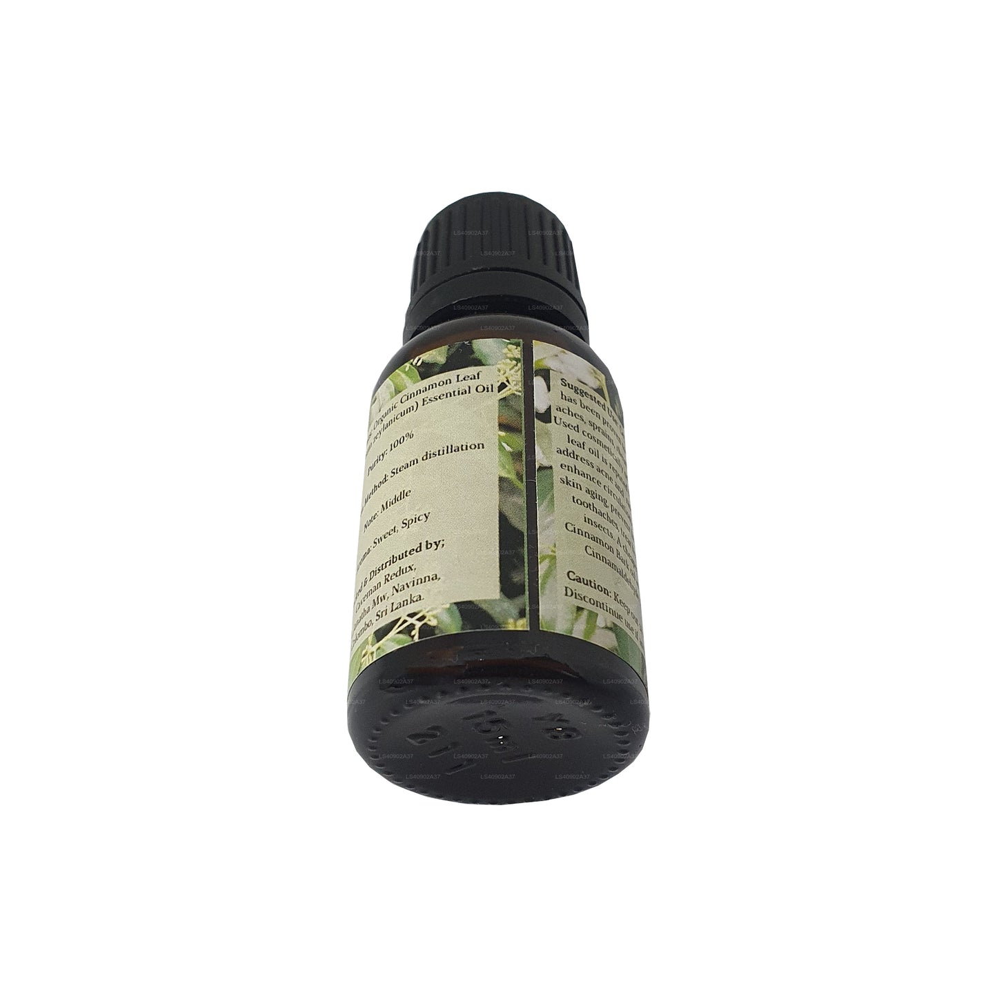 Huile essentielle de feuille de cannelle Lakpura (15 ml)