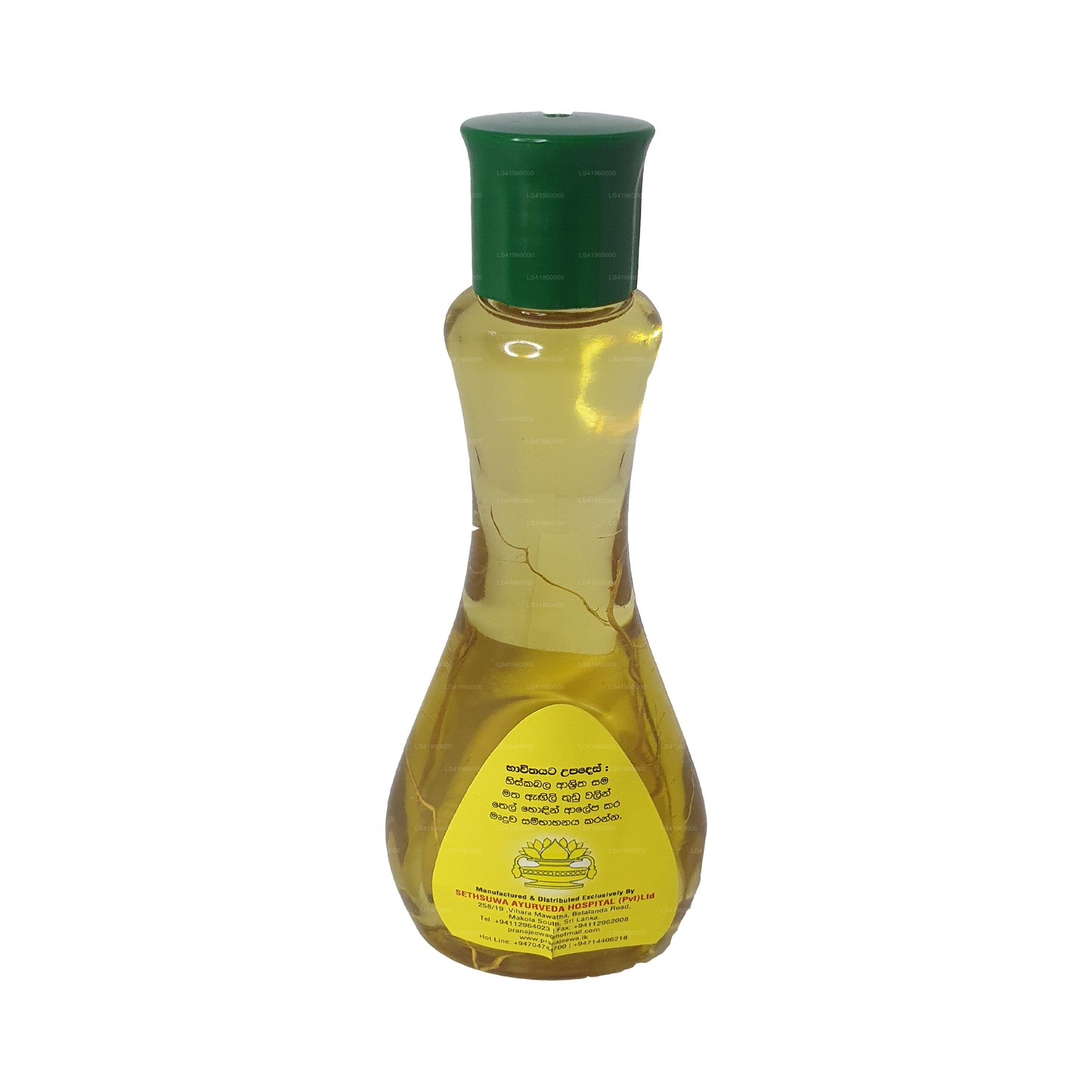 Huile capillaire à base de plantes Sethsuwa Kumari (100 ml)