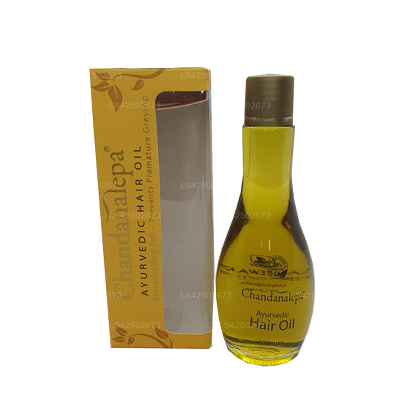 Huile capillaire ayurvédique Chandanalepa (100 ml)