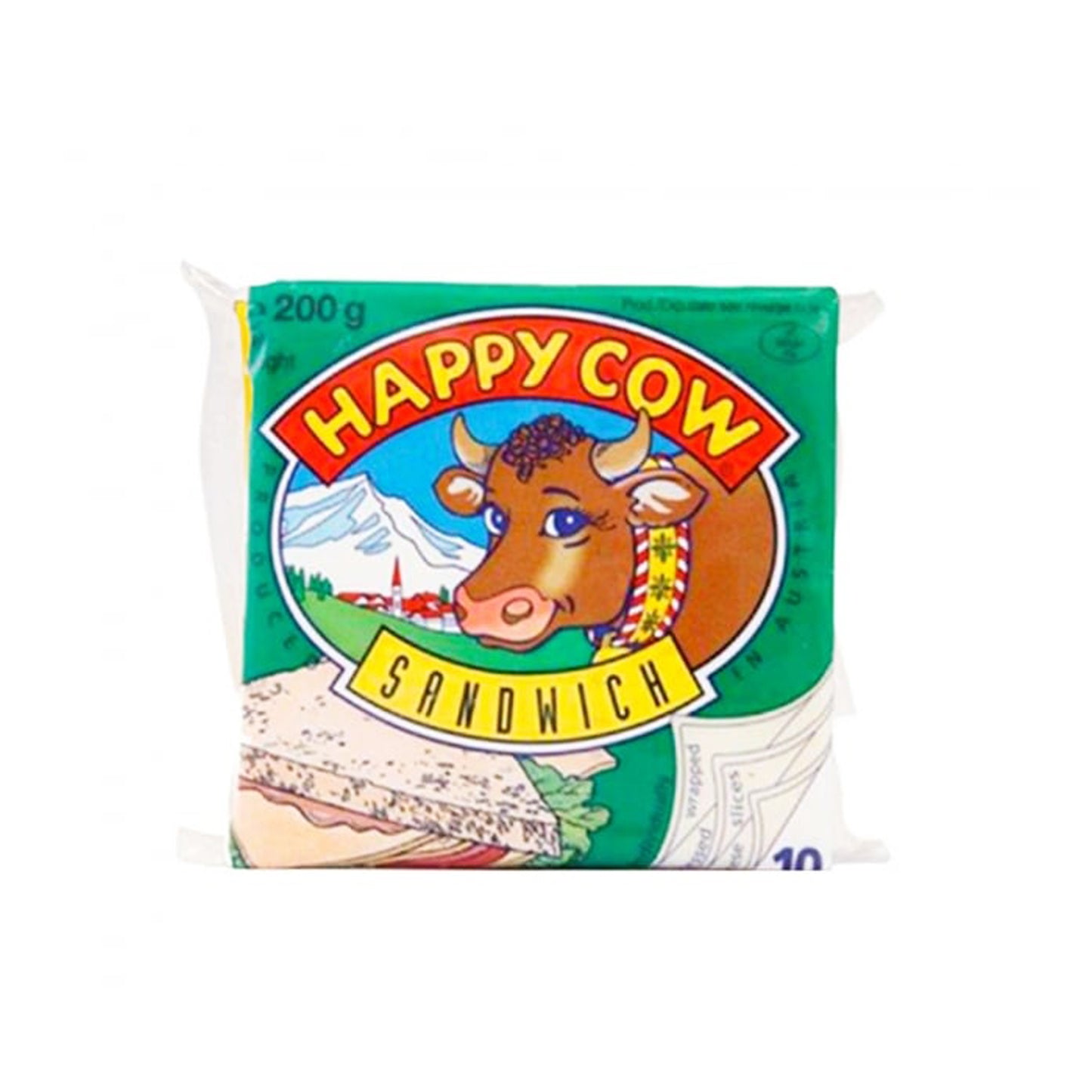 Sandwich aux tranches de fromage Happy Cow (200g)