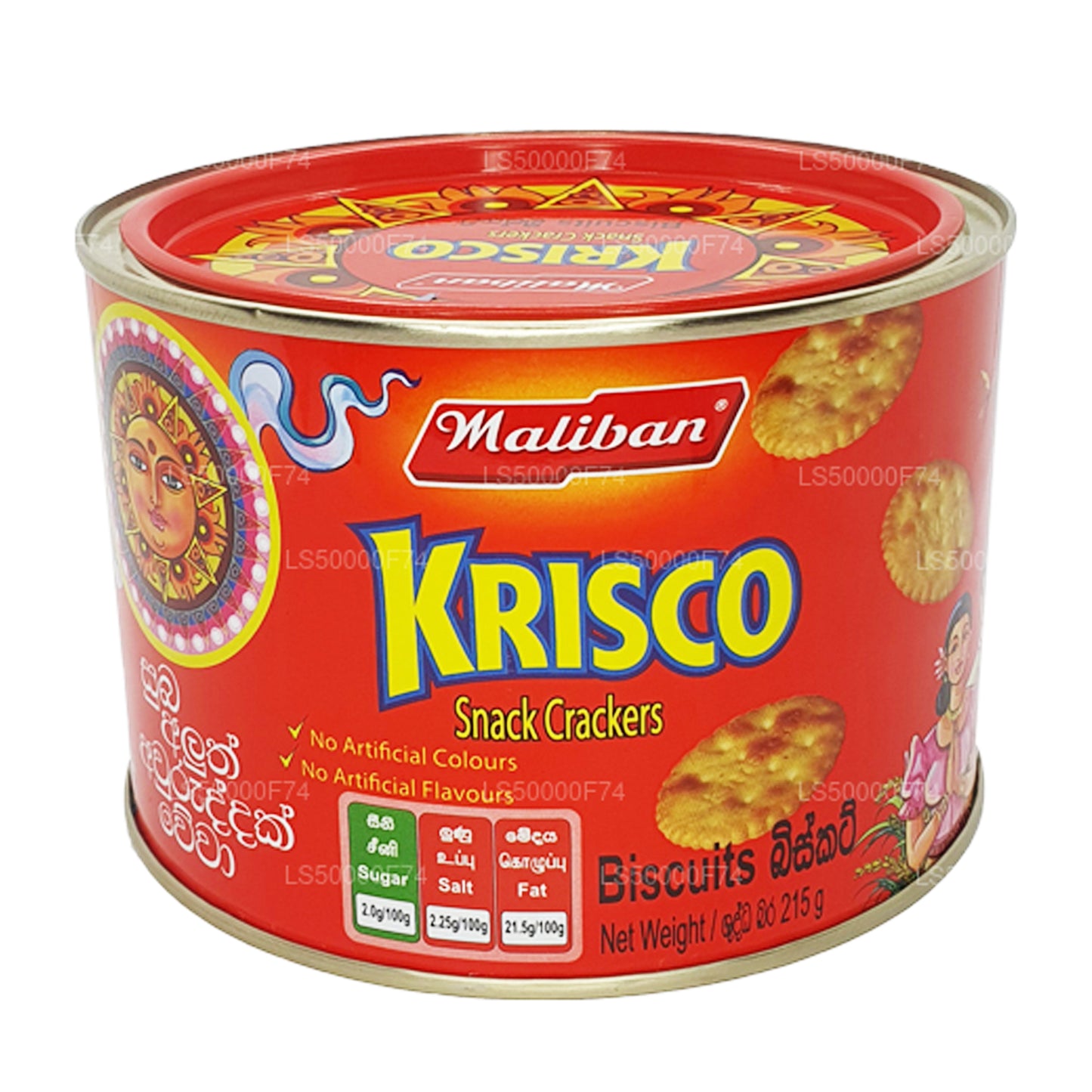 Biscuits à grignoter Maliban Krisco (215 g)