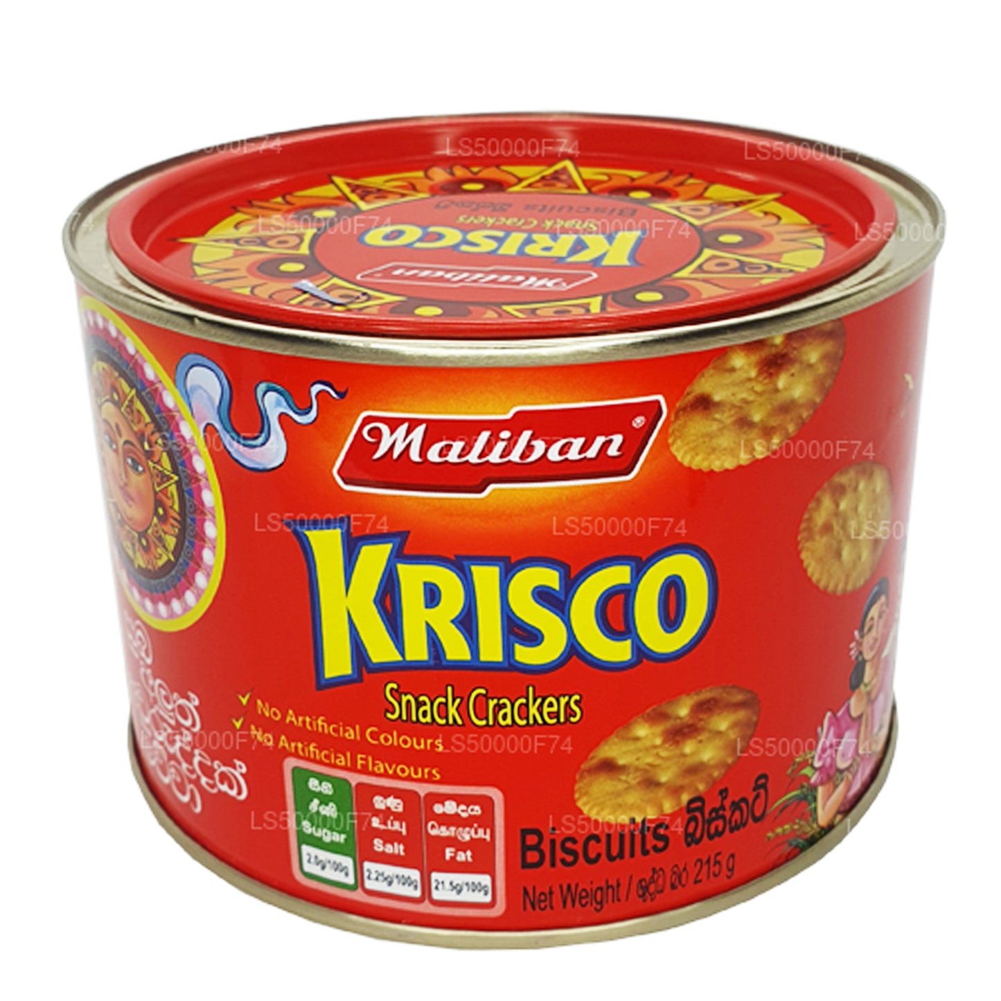 Biscuits à grignoter Maliban Krisco (215 g)