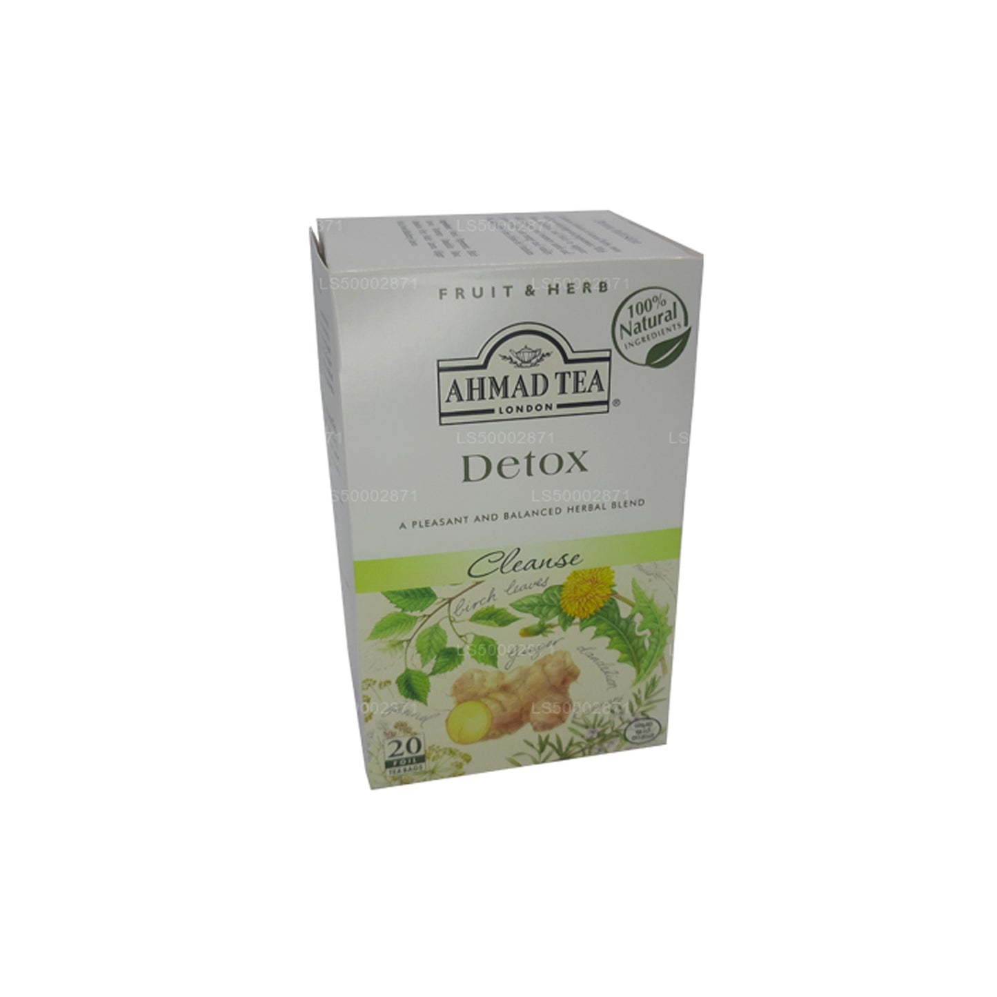 Ahmad Tea Detox Cleanse (20 sachets de thé)