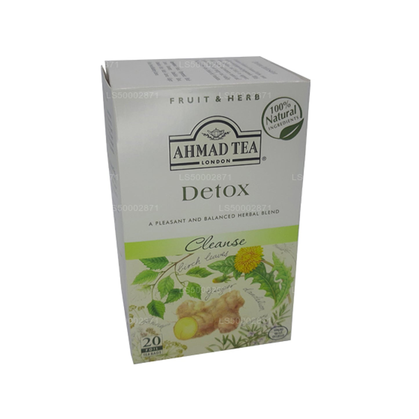 Ahmad Tea Detox Cleanse (20 sachets de thé)