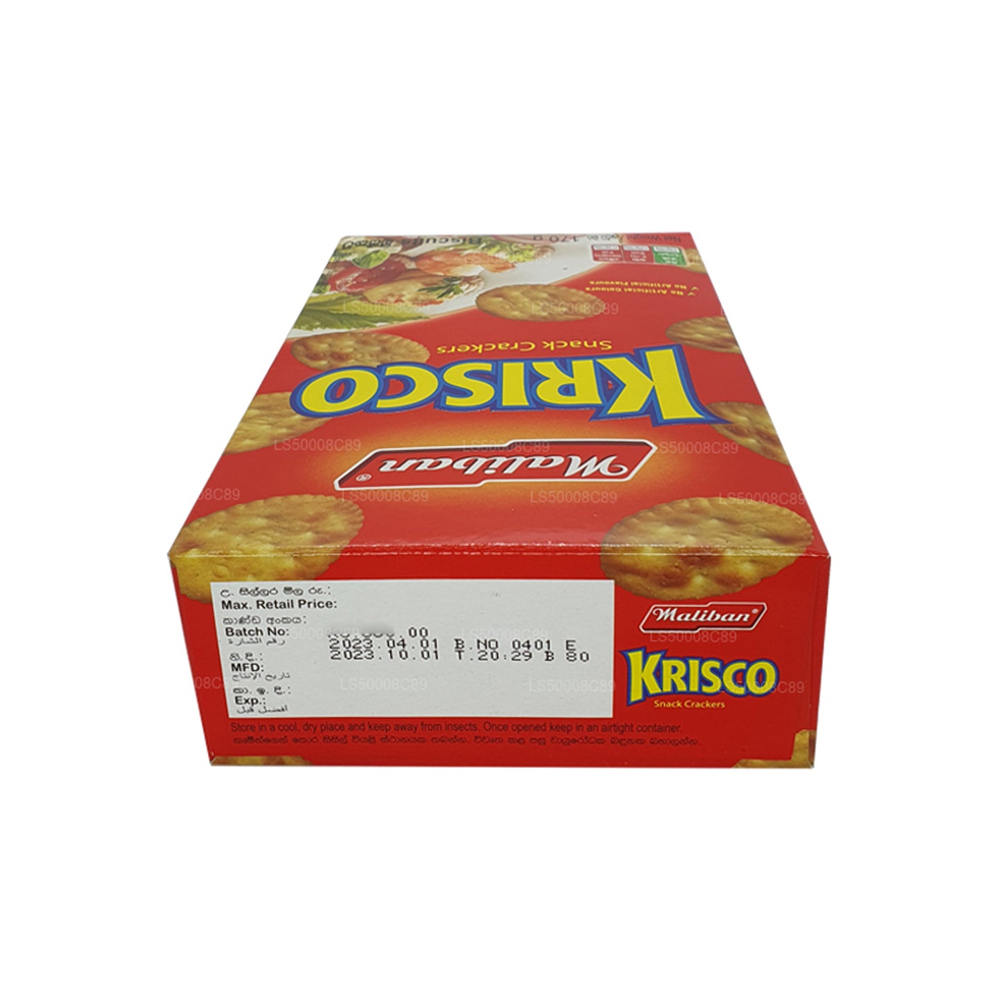 Biscuits Maliban Krisco Snack Crackers (170 g)