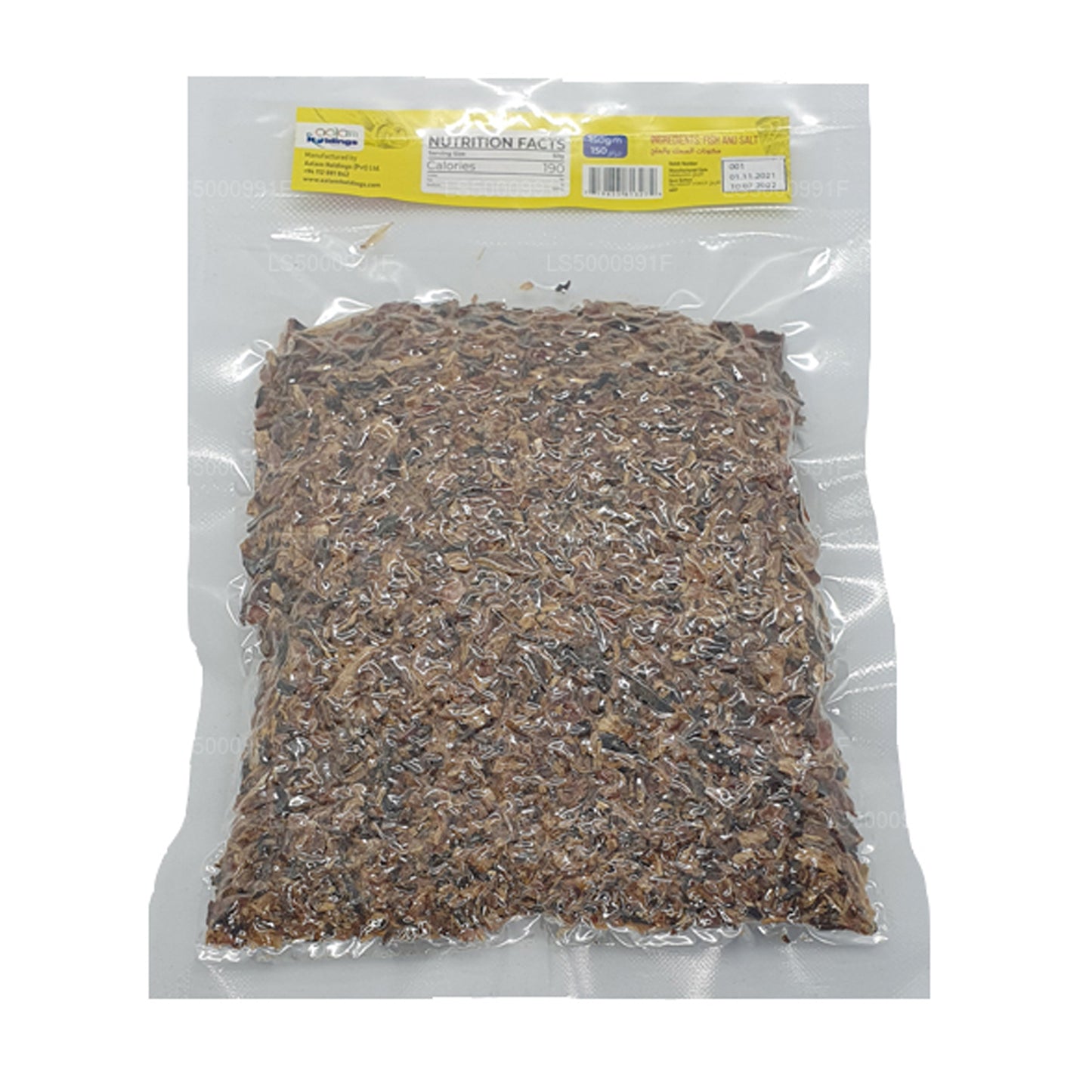 Croustilles de poisson Lakdiva Maldive (150 g)