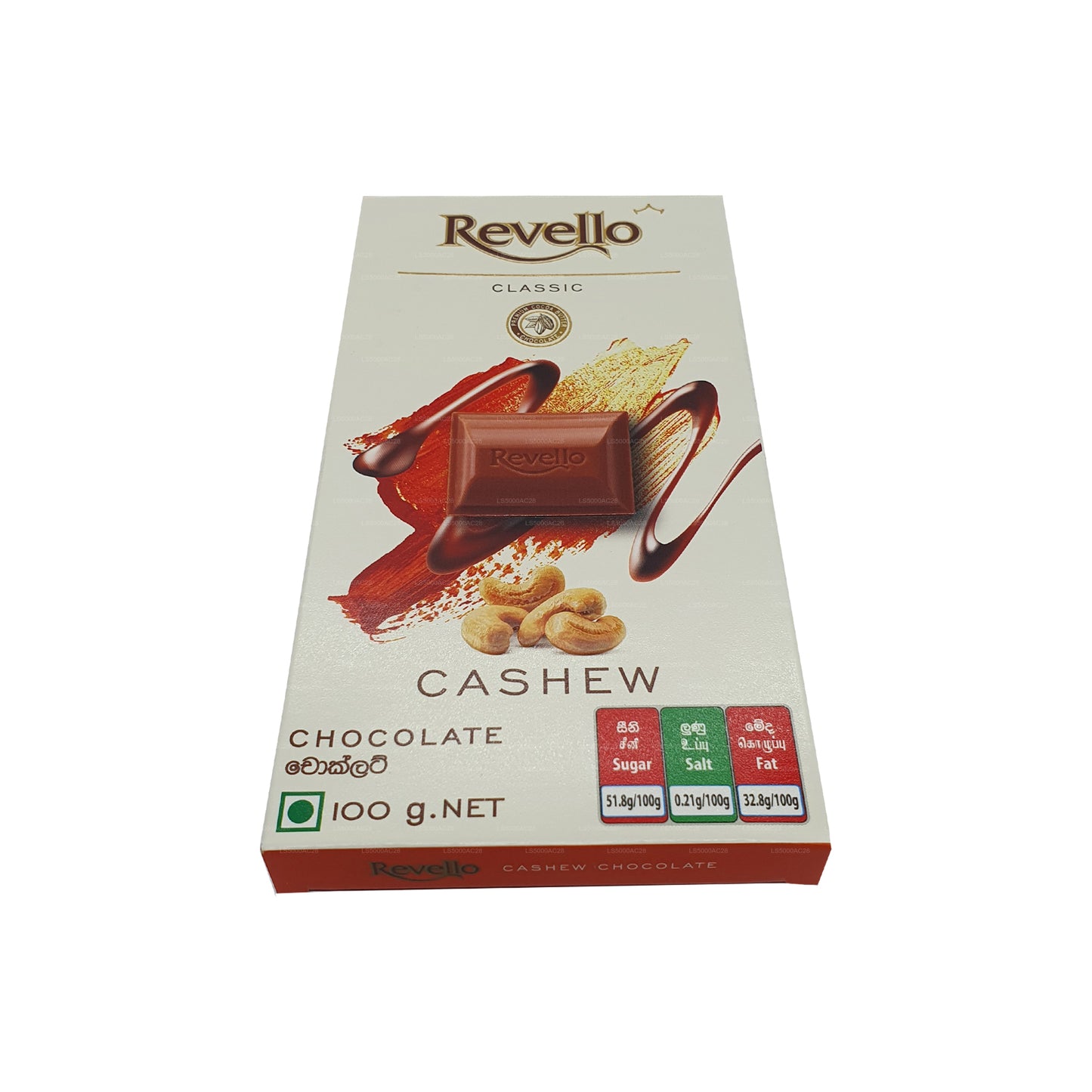 Chocolat Revello aux noix de cajou