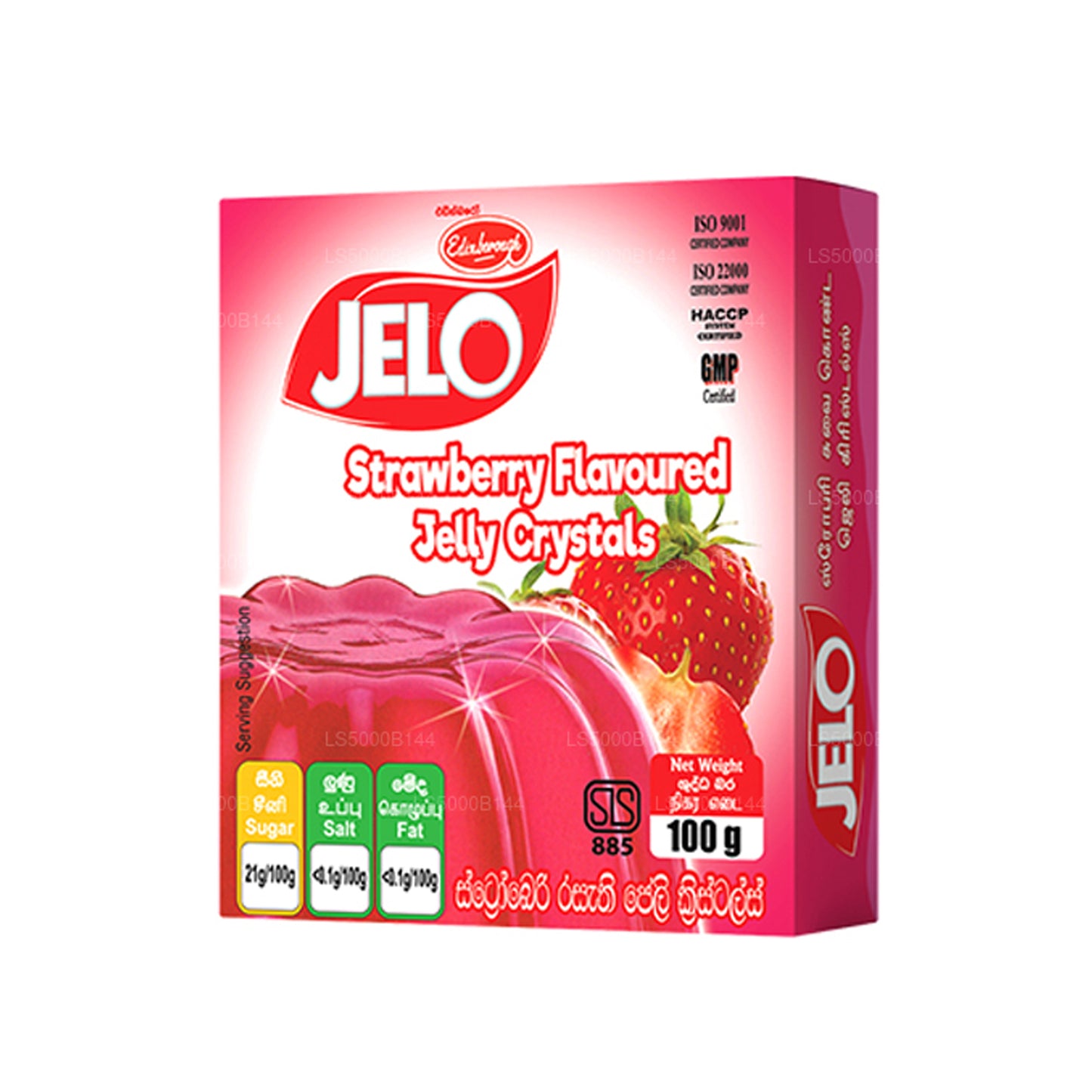 Gelée de fraises Edinborough Jelo (100g)