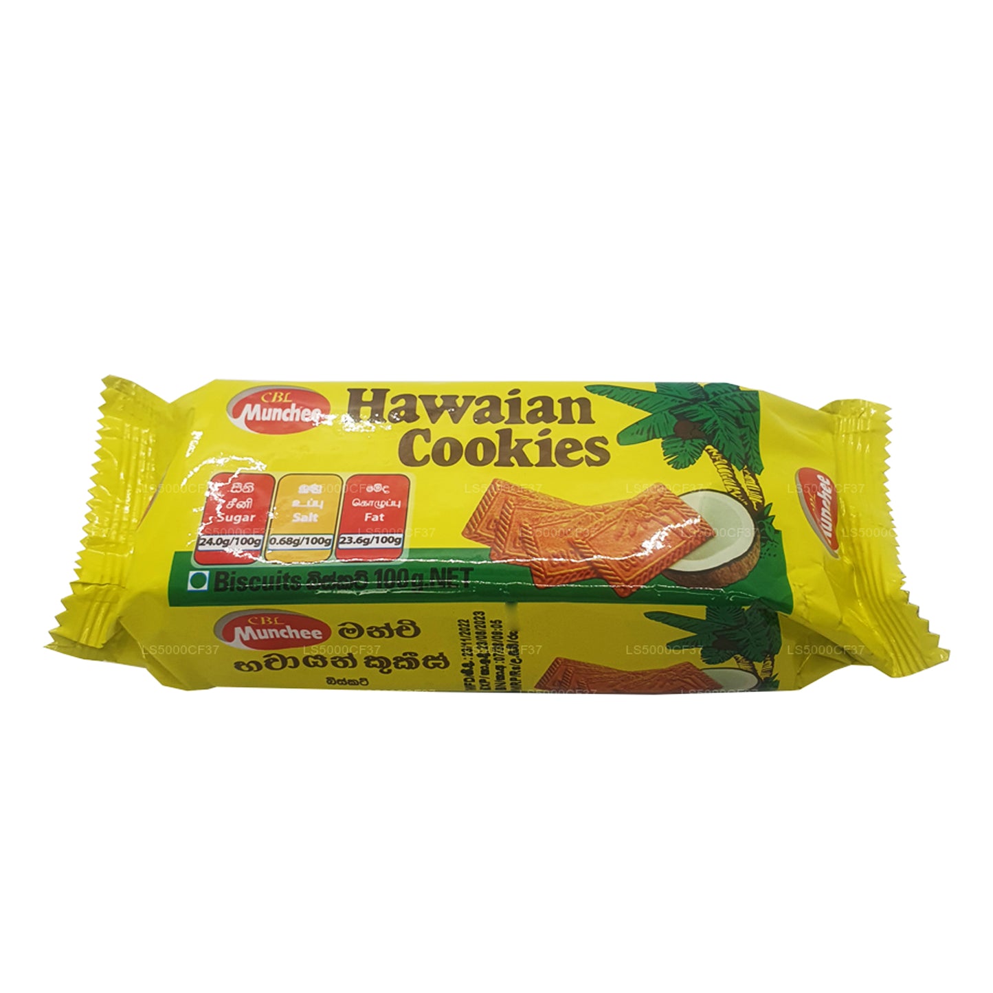 Biscuits hawaïens Munchee (100 g)