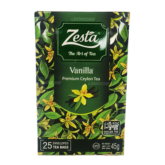 Thé noir à la vanille Zesta (45 g) 25 sachets de thé