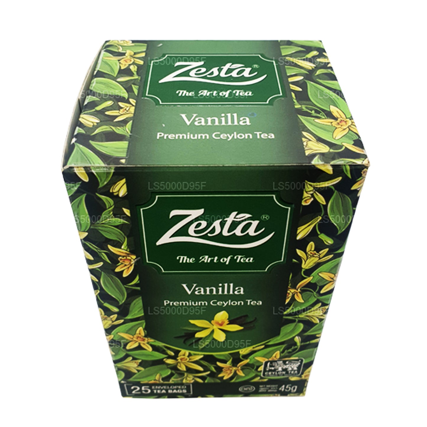 Thé noir à la vanille Zesta (45 g) 25 sachets de thé