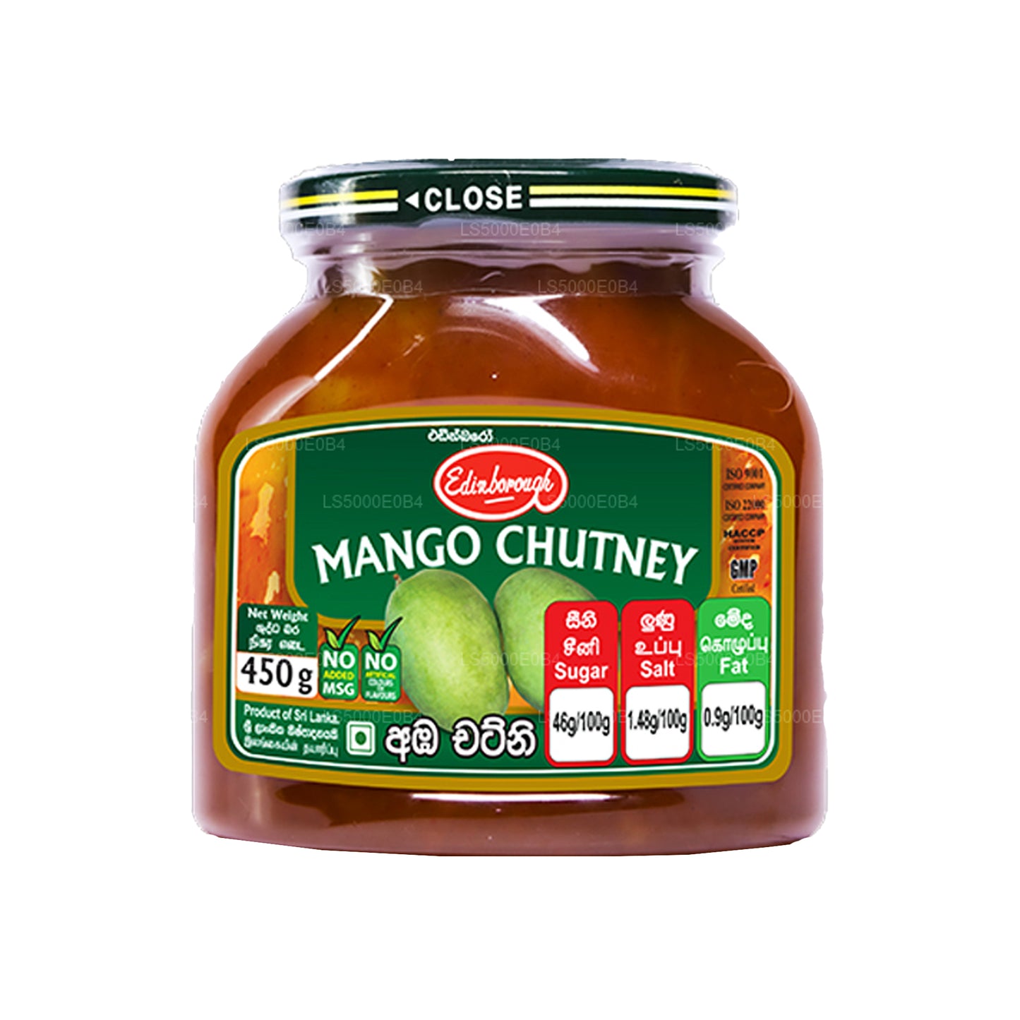 Chutney à la mangue d'Edinborough (450g)