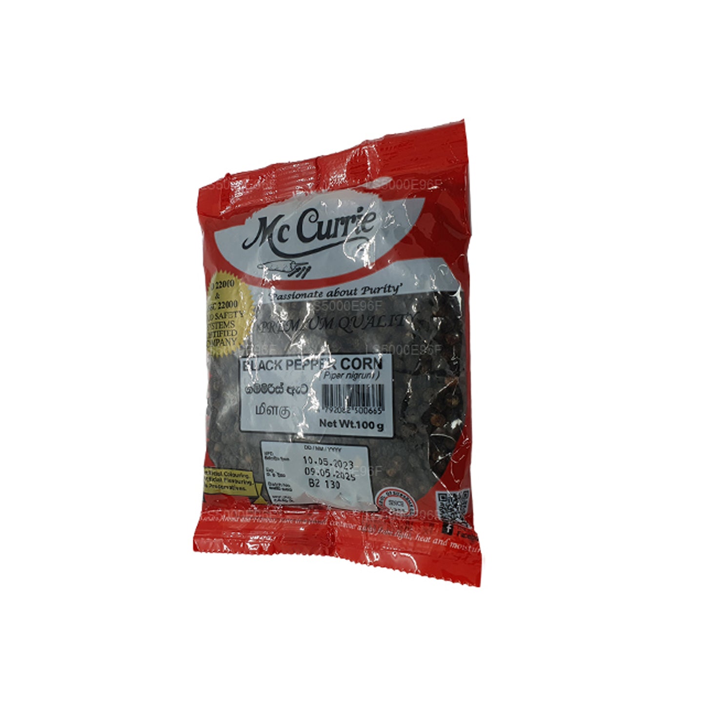 Maïs au poivre noir Mc Currie (100g)