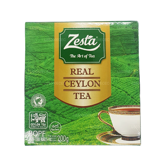 Zesta Real Ceylan Tea (200 g) 100 sachets de thé