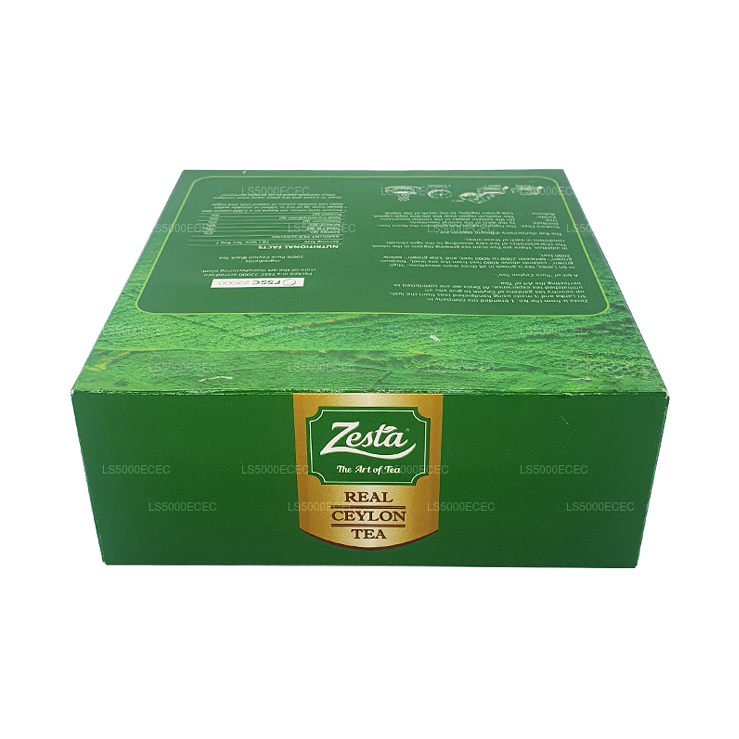 Zesta Real Ceylan Tea (200 g) 100 sachets de thé