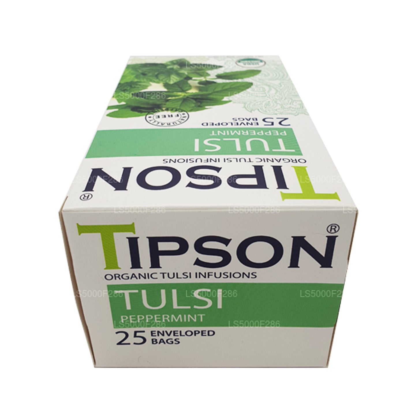 Tulsi biologique Tipson Tea à la menthe poivrée (30g)